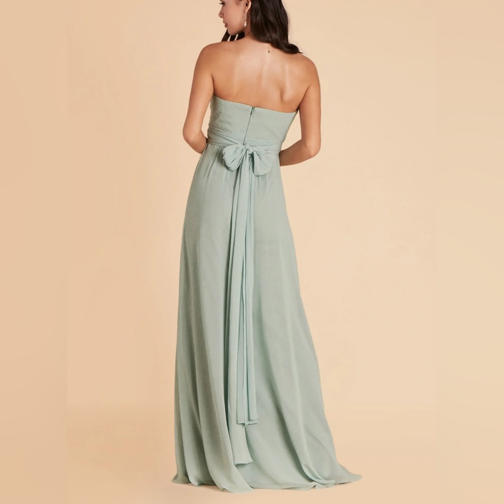 Birdy Grey GRACE CONVERTIBLE DRESS CHIFFON SAGE XS NWT NEW Bridesmaid No Slit - Picture 4 of 6